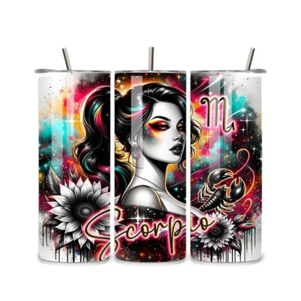 Scorpio Zodiac Sign 20oz Stainless Steel Tumbler
